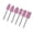 6pcs Pink, variant on Abrasive Grinding Head Polishing Wheel Suitable For Metal Stone Polishing With 3mm Shank Rotary Tool Attachment