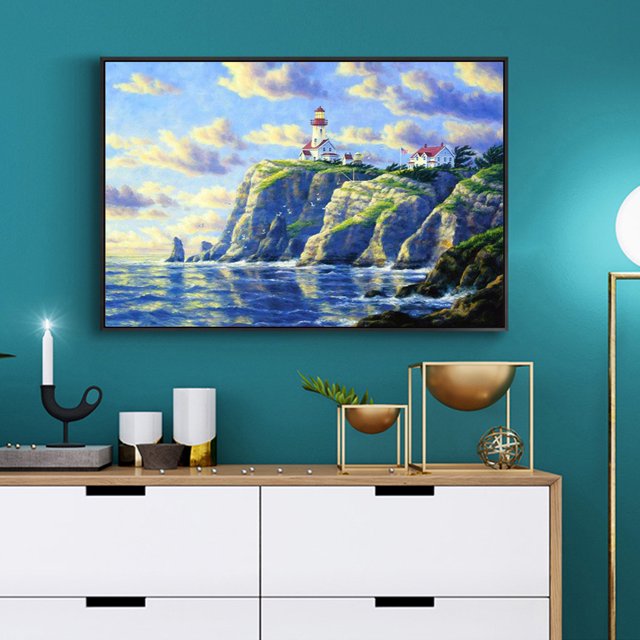 Cuadros Decorativos Pintura de diamante redondo de la serie Paisaje 5D Ndcxsfigh Nuevos Originales