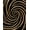 Black, Pattern 1, variant on ODIKA 4' x 6' Machine Washable Non-Slip Area Rug, Op Art Wave High Traffic Rug, Blue, 446746