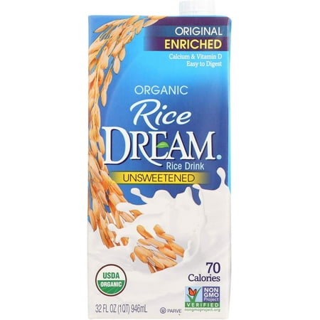 Rice Dream Organic Rice Drink Original Case Of 12 32 Fl Oz