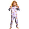 thumbnail image 7 of Futezty Little Girls Boys Halloween Pumpkin Graphic Long Sleeve Pajamas Sets Toddler Pjs Kids Fall Winter Sleepwears 2T-9T, 7 of 7