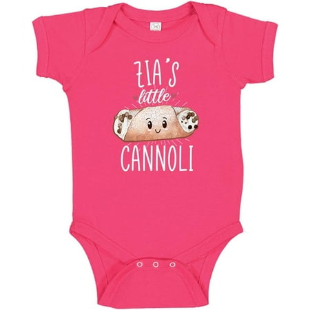 

Zia s Little Cannoli Baby Bodysuit One Piece Or Toddler Shirt Funny Italian Aunt Niece or Nephew Gift