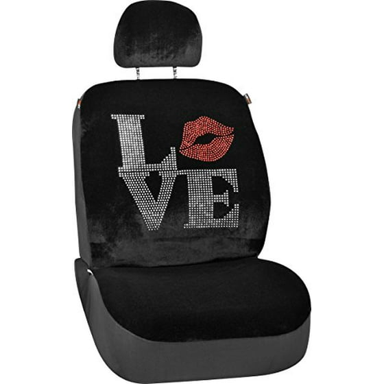 Bell Automotive 22 1 56314 9 Black Love Hyper Fit Seat Cover