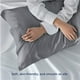 thumbnail image 4 of Fundas de almohada Bedsure King Size, rayón, bambú, plata y gris, 4 of 7