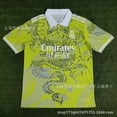 thumbnail image 4 of Polo de manga corta con estampado de dragón puro Ma Huang de para hombre y mujer, camiseta deportiva para exteriores con estampado 3D de malla, 4 of 5