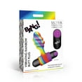 thumbnail image 2 of Bang! Vibrating Rainbow Silicone Rechargeable Anal Plug, Multicolor, 2 of 7
