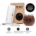 thumbnail image 2 of Balibetov Yerba Mate Gourd Set (Original Natural Handmade Ye Balibetov BALIBETOV, 2 of 2