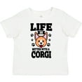 thumbnail image 3 of Inktastic Life is Better with a Corgi Boys or Girls Toddler T-Shirt, 3 of 5