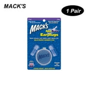 Angle View: MACK'S 1 Pairs -noise Silicone Earplugs Professional Waterproof Swimming Earplugs Hearing Protection Snore Ear Plugs