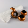 thumbnail image 2 of Richland Napkin Rings Orange 2.3" Set of 4, 2 of 2