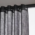 thumbnail image 1 of Bouclair Rideau Transparent Darja Noir 52x96 Po (132x244 cm), 1 of 2