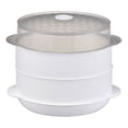 thumbnail image 1 of Weiweiguan 1 Set Food Steamer Double-layer Kitchen Microwave Oven Steamer Food Cookware, 1 of 7