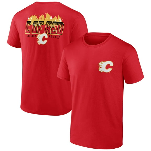 Men's  Red Calgary Flames Bring It T-Shirt
