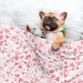 thumbnail image 3 of Naloa Cute Hand Drawn Hearts Dog Blanket, 3 Sizes Cat Blanket for Indoor Cats Large Medium Small Dog Gifts-Medium, 3 of 8