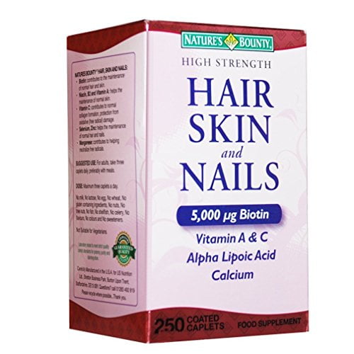 Nature S Bounty Extra Strength Hair Skin Nails 250 Count