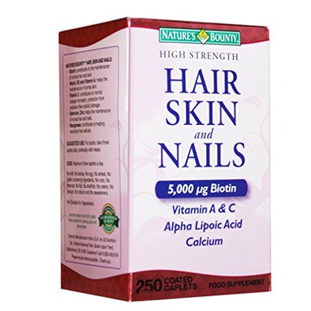 Nature S Bounty Extra Strength Hair Skin Nails 250 Count