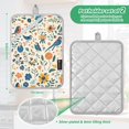 thumbnail image 6 of Yayeee Pot Holders Kitchen Heat Resistant with Pocket 7"x9.8" Cotton Oven Cooking Hot Pads, Cute Animals, 6 of 7