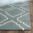 thumbnail image 3 of Safavieh Dhurries Pavel Geometric Wool Area Rug, Blue/Ivory, 4' x 6', 3 of 7