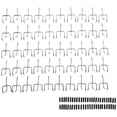 thumbnail image 1 of 50 Pcs 2-Inch Pegboard Hooks Wall Shelf Tool Hangers Home Storage Organizer Storage Display Hardware Tools, 1 of 6