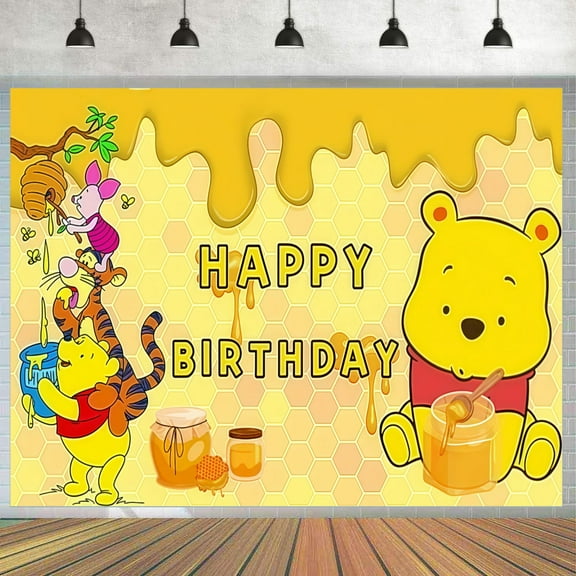 Winnie the Pooh Theme Party Banner 71*43 inches