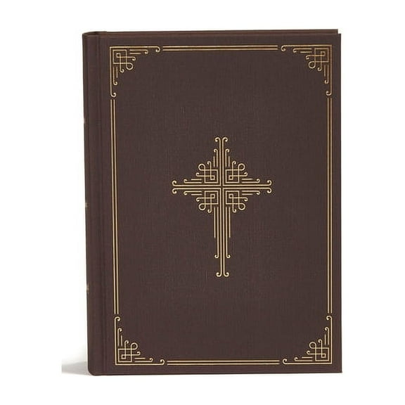 CSB Ancient Faith Study Bible, Brown Cloth-Over-Board: Black Letter, Church Fathers, Study Notes and Commentary, Ribbon , (Hardcover)