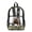 Camouflage Bear, variant on Sailboat and Wave Shark Pattern Clear Backpack for Boys Girls, Kindergarten with Side Pockets Front Zipper Pocket See Through PVC Backpack for Travel