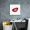 thumbnail image 4 of Epic Graffiti 'Emotion Lips III' by Grace Popp, Giclee Canvas Wall Art, 18"x18", 4 of 8