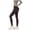 Coffee, variant on Olyvenn Women's Solid High Waist Yoga Leggings, Slim Fit Tummy Control Stretch Pants, Quick Dry Athletic Running Workout Trousers Coffee S