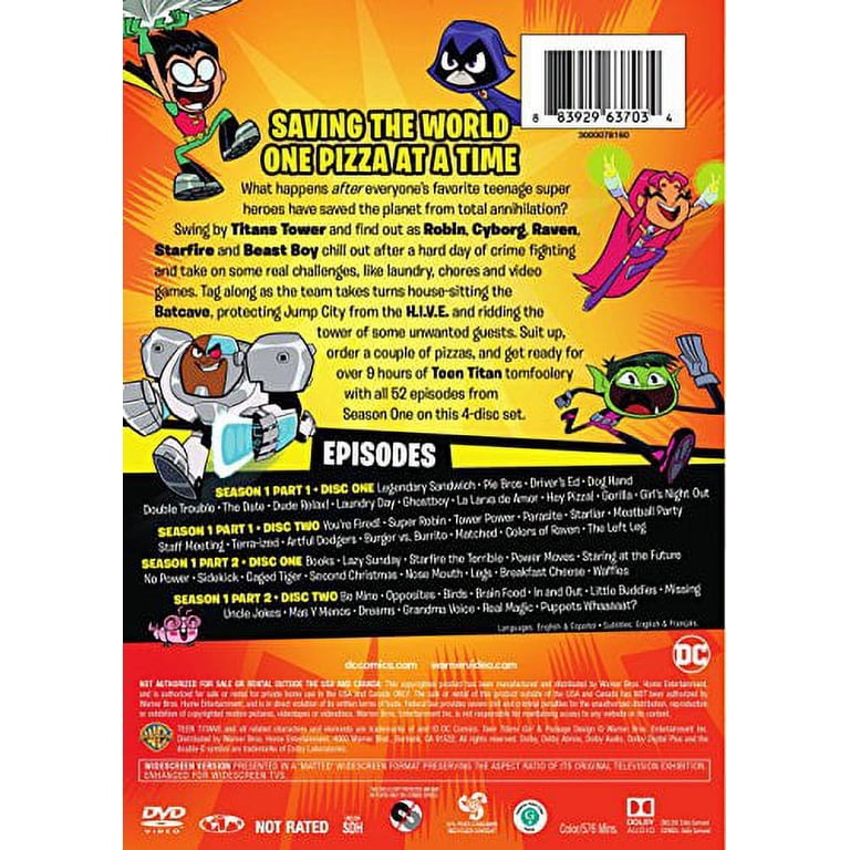 Teen Titans: The Complete First Season [DVD] - Walmart.com