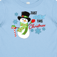 thumbnail image 4 of Inktastic Just Chillin' This Christmas Fun Snowman in Top Hat Boys or Girls Baby T-Shirt, 4 of 5