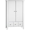 Child Craft Relaxed Traditional Armoire, White