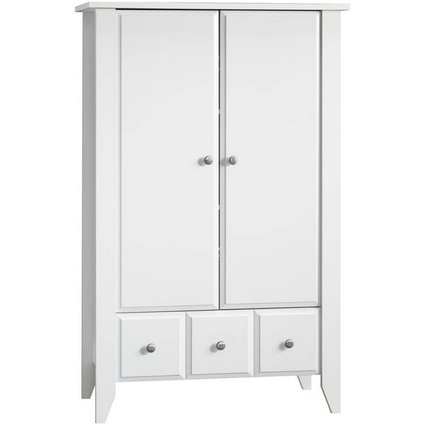 Child Craft Relaxed Traditional Armoire, Nursery Armoire White