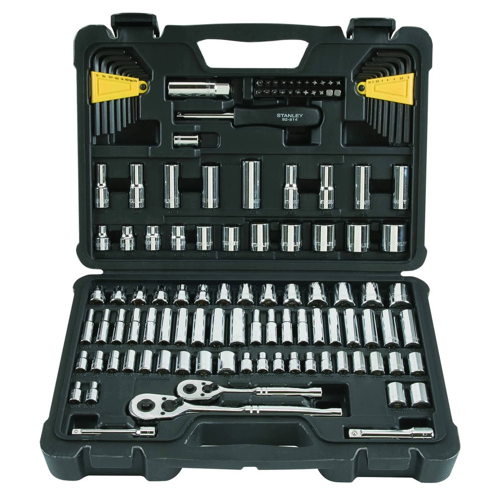 Basics Mechanic's Tool Socket Set With Case, 123-Piece