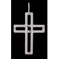 thumbnail image 3 of Faith 925 Sterling Silver European Cross Charm Pendant | 44x26x0.5mm |, 3 of 3