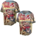 thumbnail image 3 of Be My Valentine's Goldendoodle Truck Full of Love Flower Balloon All Over Print 3D Baseball Shirt Doodle Dog Lover Gifts Idea Softball Sport - 02029, 3 of 6