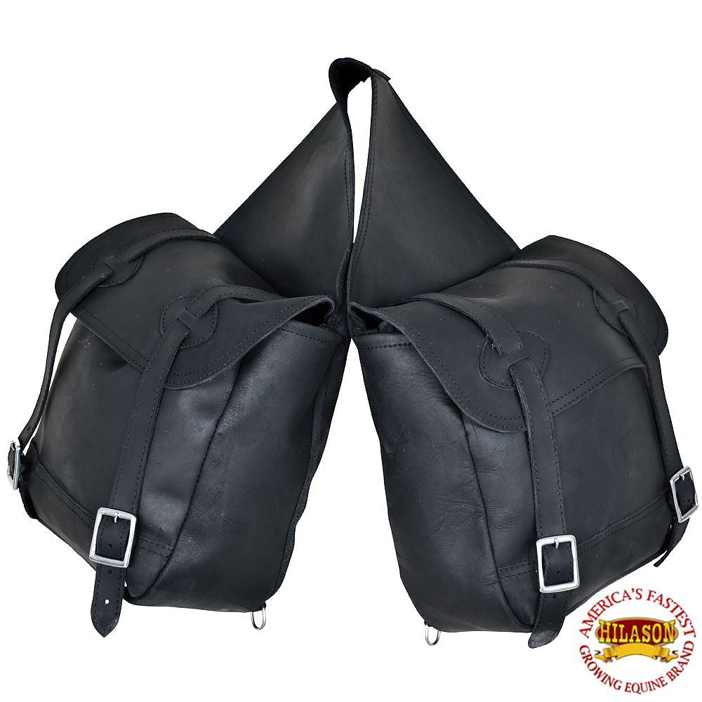 Leather Horse Saddle Bag Leather Chap For Trail Hilason - Walmart.com ...