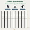 thumbnail image 4 of 42.5ft(L) x 13in(H) Animal Barrier Fence, 30 Panels No Dig Garden Fence for Dog Rabbit, Rustproof Anti Digging Barrier, Garden Edging Border Ground Defense for Outdoor, Yard, Patio, 4 of 8