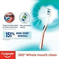 thumbnail image 2 of Colgate 360 Whole Mouth Clean Toothbrush-3Pcs-Manual, Adult, Multicolor, 2 of 3
