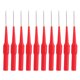 thumbnail image 5 of 10 piezas 26.010 Juego de sondas de prueba de 0,7 mm Sonda de perforación de zócalo de 4,0 mm para equipos de prueba Rojo, 5 of 9