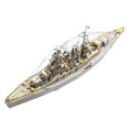 thumbnail image 3 of Piececool Puzzle 3D Metal Battleship Model Kits HMS Hood Richelieu Ship Model Jigsaw Toys for Teens Brain Teaser, 3 of 5