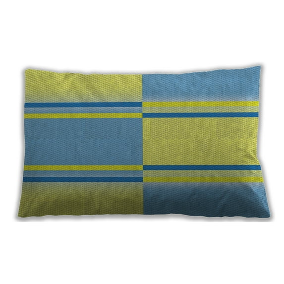Ahgly Company Outdoor Rectangular Patterned Lumbar Throw Pillow, 13 inch by 19 inch