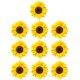 thumbnail image 1 of IDEANATEGRATE 1Jgo De Pared Con Adhesivo Floral Girasol Amarillo Para Espacios Modernos, 1 of 7