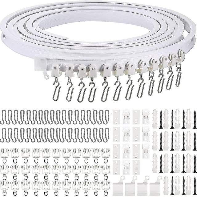Riel de cortina curvo de techo flexible de 5 metros Cortina de techo flexible Kuyhfg Sin marca