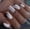 A1, variant on YTTAL Black & White French Press On Nails with Silver Line - 24PCS Fake Nails Kit - Buy 2 Get 1 Free