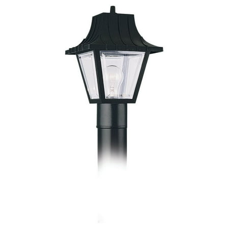 - Sea Gull Outdoor 8275 Post Lantern - 11H in. Black