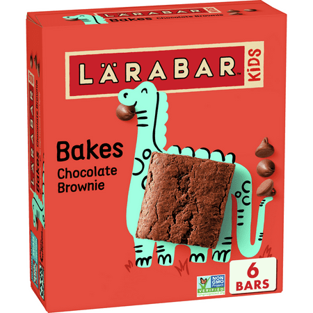 Larabar Kid Gluten Free Bar Chocolate Brownie 6 Bars 5.76 oz