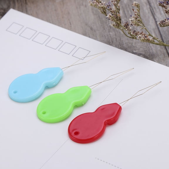 LEORX 50 Pcs Needle Threading Gadgets for Adults in Assorted Color for Art Craft Projects