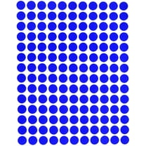 Color Coding Labels 3/8" Round 10 mm, Blue Dot Stickers, 0.375 inch rounds sticker by Royal Green