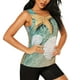 thumbnail image 2 of Balery Starfish And Seashell Camiseta sin mangas estampada ligera para mujer, tops de entrenamiento sin mangas, camisetas de yoga transpirables de secado rápido.-X-Large, 2 of 7