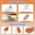 thumbnail image 2 of LAKWAR Cat Steam Brush for Shedding Spray Comb Brushes for Indoor Cat Pet Grooming Supplies for All Long-haired and Short-haired Pets Spritz Defur Comb for Cat Misting Cat Brush，White, 2 of 7